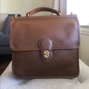 Coach Willis vintage crossbody bag brown